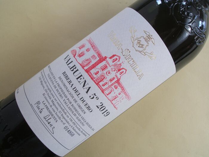 バルブエナ 5アニョ 2019年 ボデガス・ベガ・シシリア