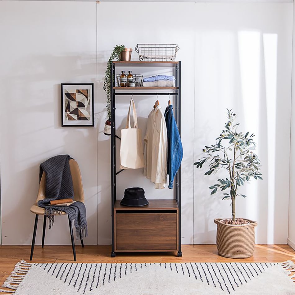 4段 ラック モダンデザインと耐久性を兼ね備えた多機能収納 モダンデザインと耐久性を兼ね備えた多機能収納 4段 ラック モダンデザイン