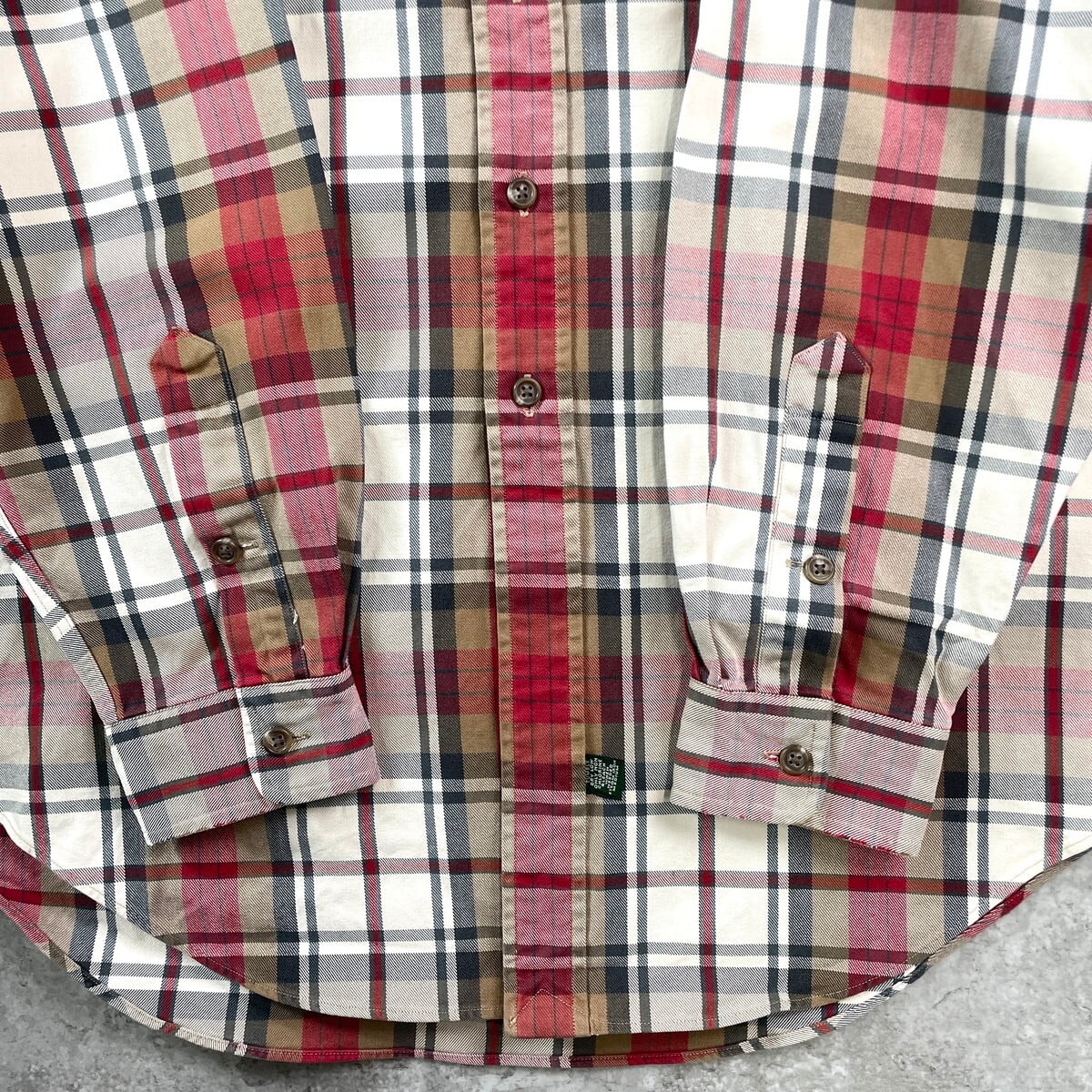 90年代 ラルフローレン ポロカントリー 長袖 チェックシャツ メンズXL