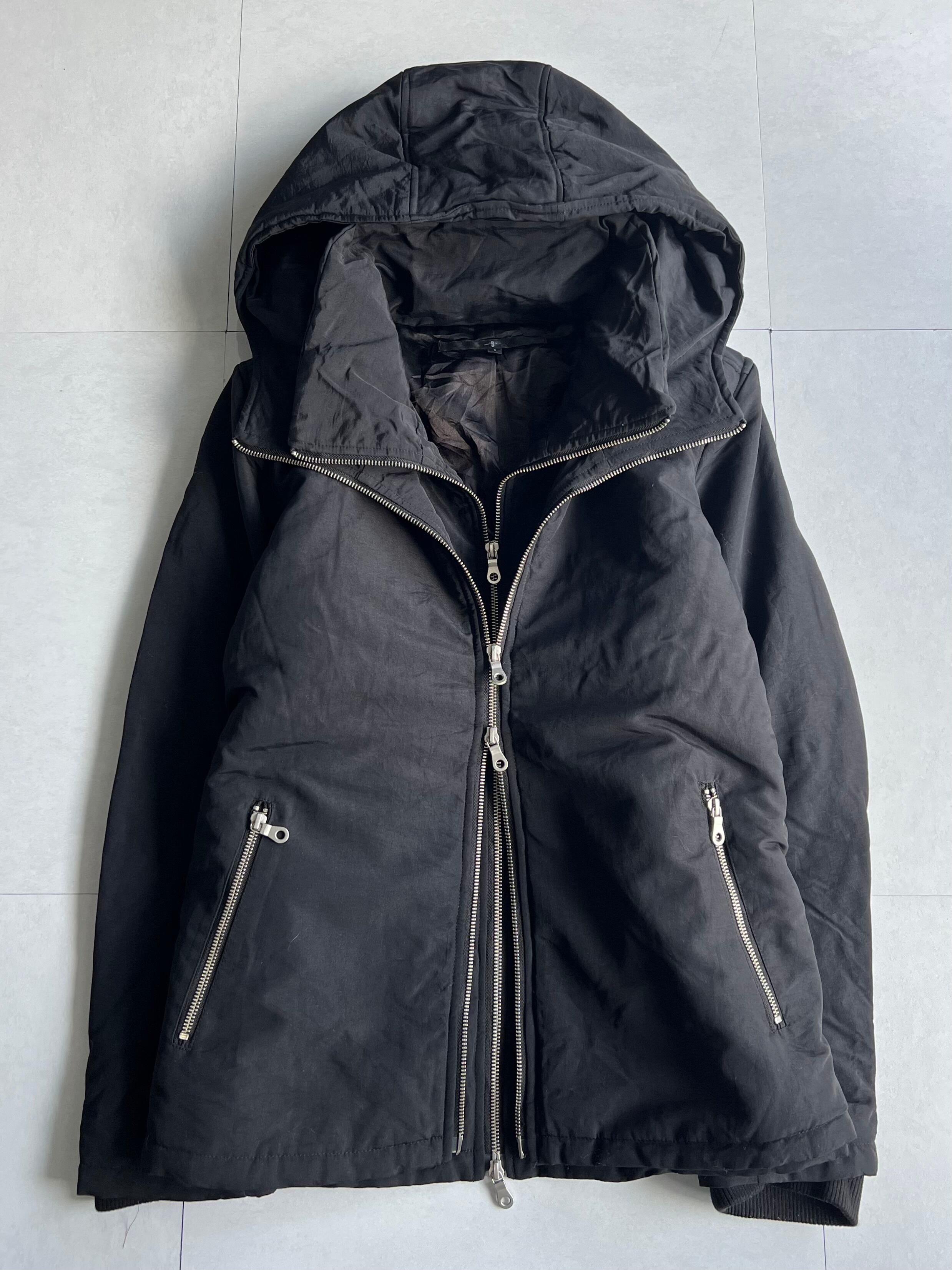 "NO ID." Layered Wzip Nylon Jacket