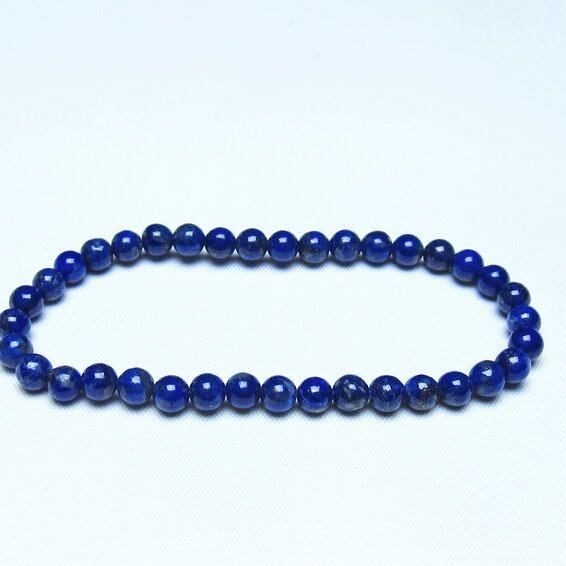 ラピスラズリ ブレスレット 5mm 一点物 メール便可 [M便 1/10] 111-48299