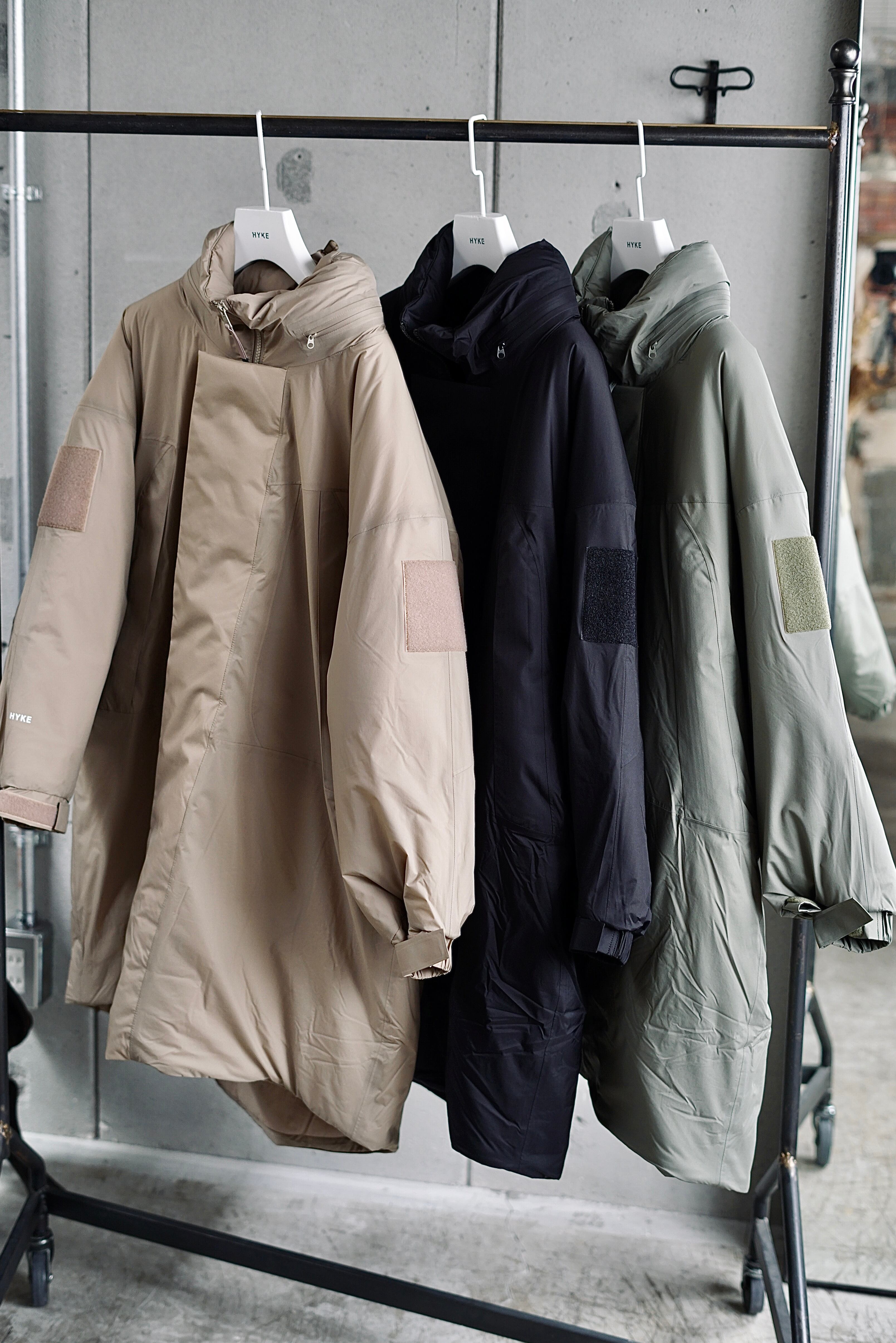 HYKE PERTEX PONCHO Olive Drabサイズ1（HYKE 21AW PERTEX ECWCS カーキ-）