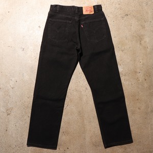 極美品 33×30 Levi’s 505 USA サルファーブラックデニムパンツ 02年 リーバイス