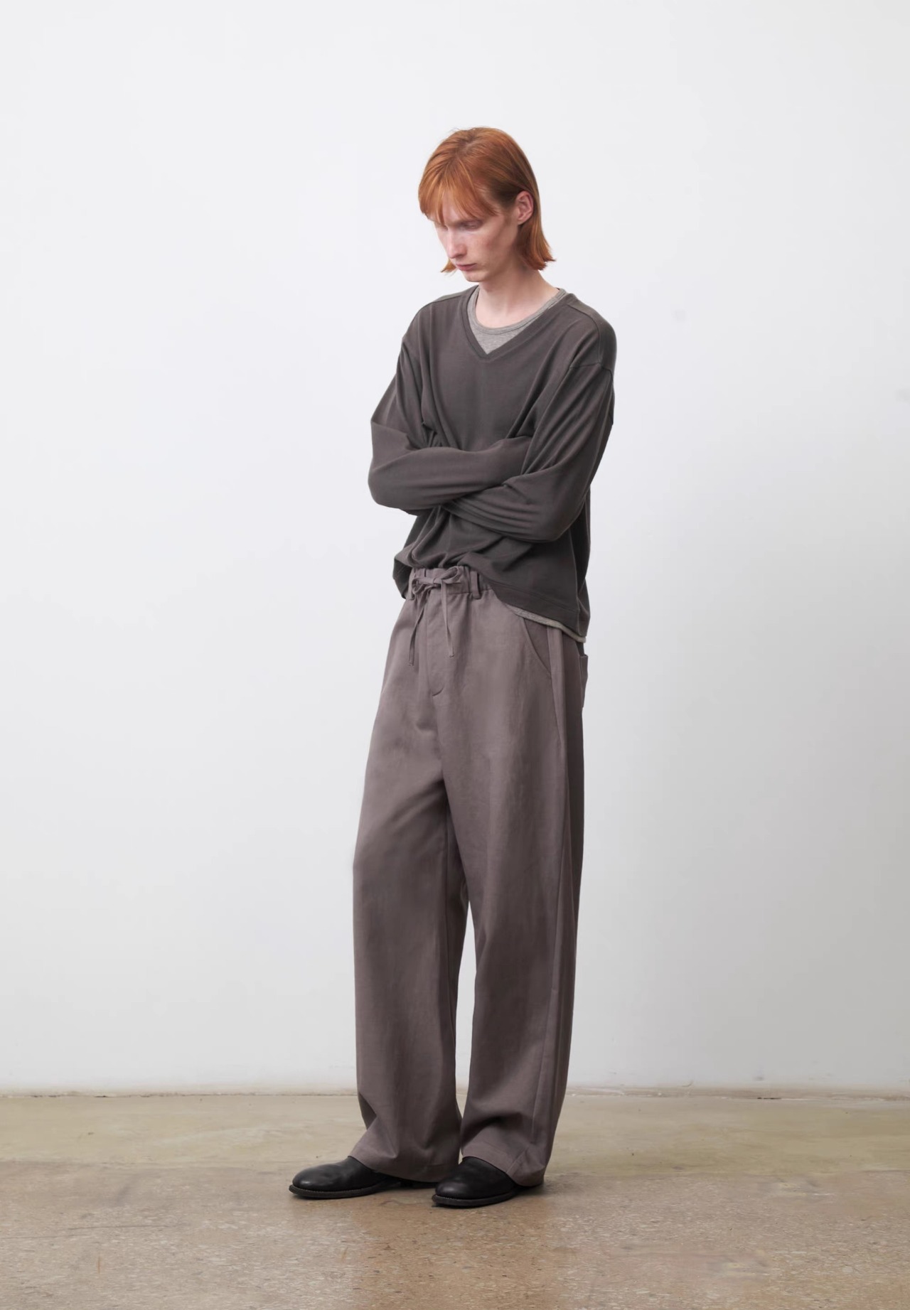 DECESOLO 26AW リラックスフィット イージーワイドパンツ