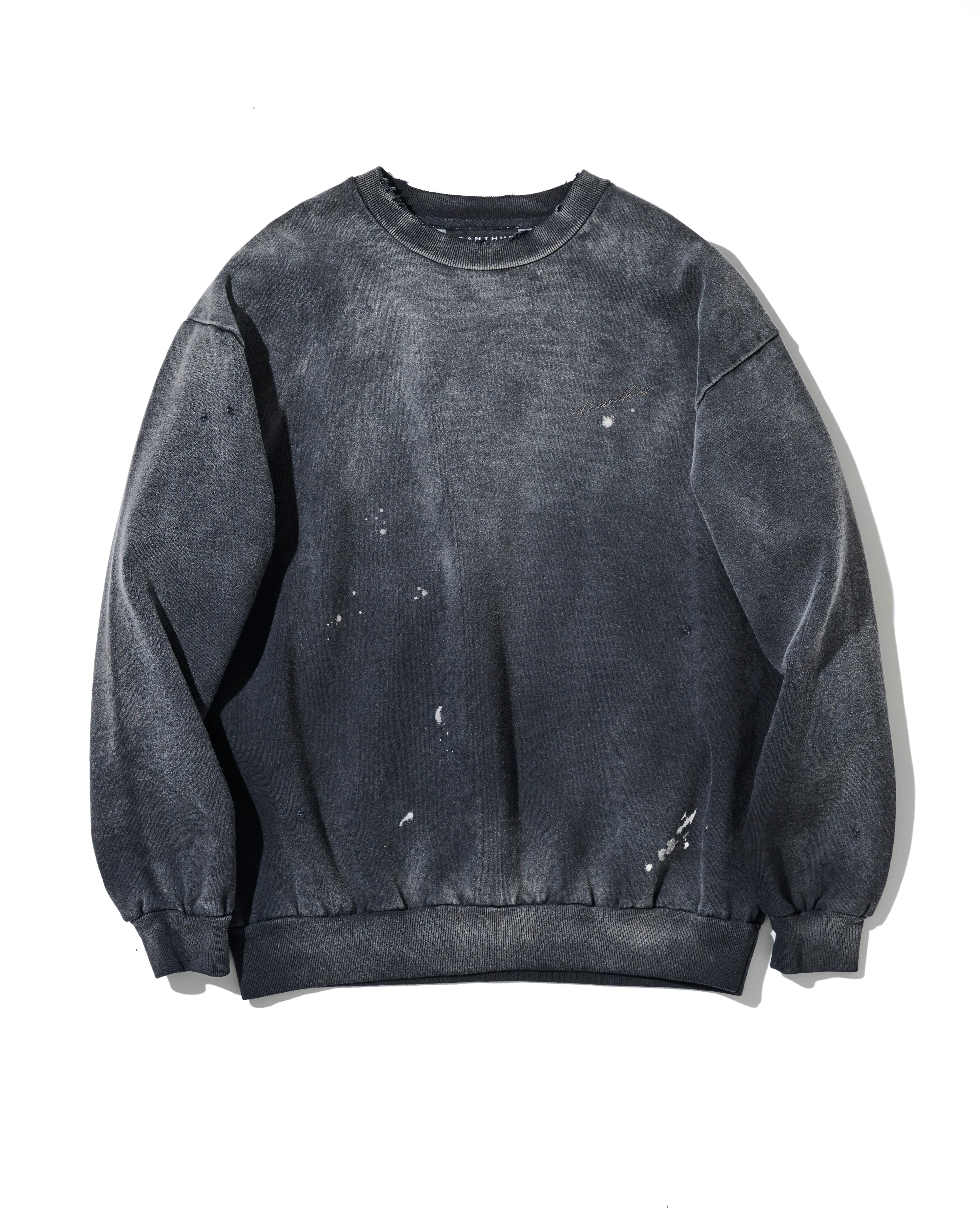 予約販売10月下旬～11月中旬入荷】ダメージ加工 スウェット | ACANTHUS