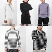 ＼SALE／◆スムース モックネック & タートルネック◆ be-2251-2252