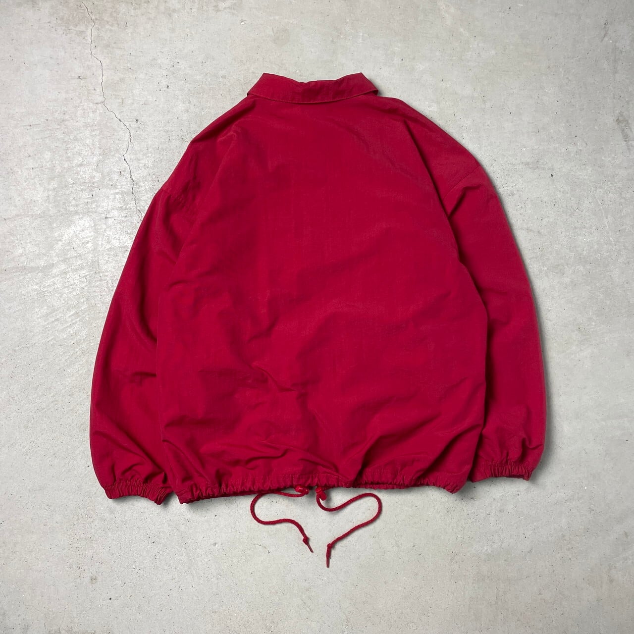 アディダス80sナイロンジャケットトラックジャケットスイングトップドローコード 1980s-90s EURO adidas Pullover Nylon Jacket Blue Mens-M – ataco