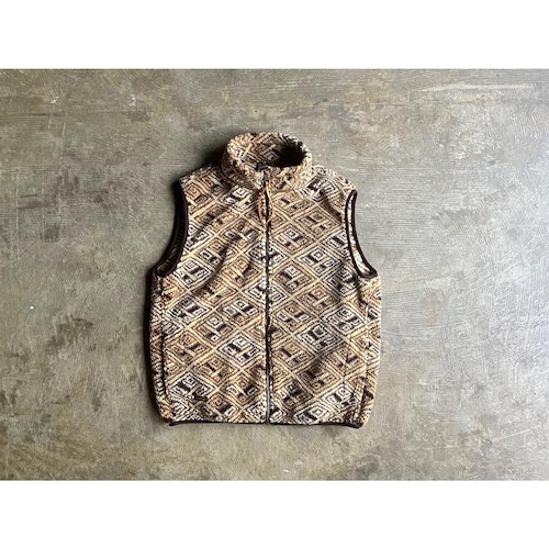 orSlow(オアスロウ) African Pattern Boa Fleece Vest