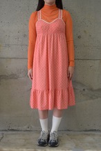 Vermilion floral dress