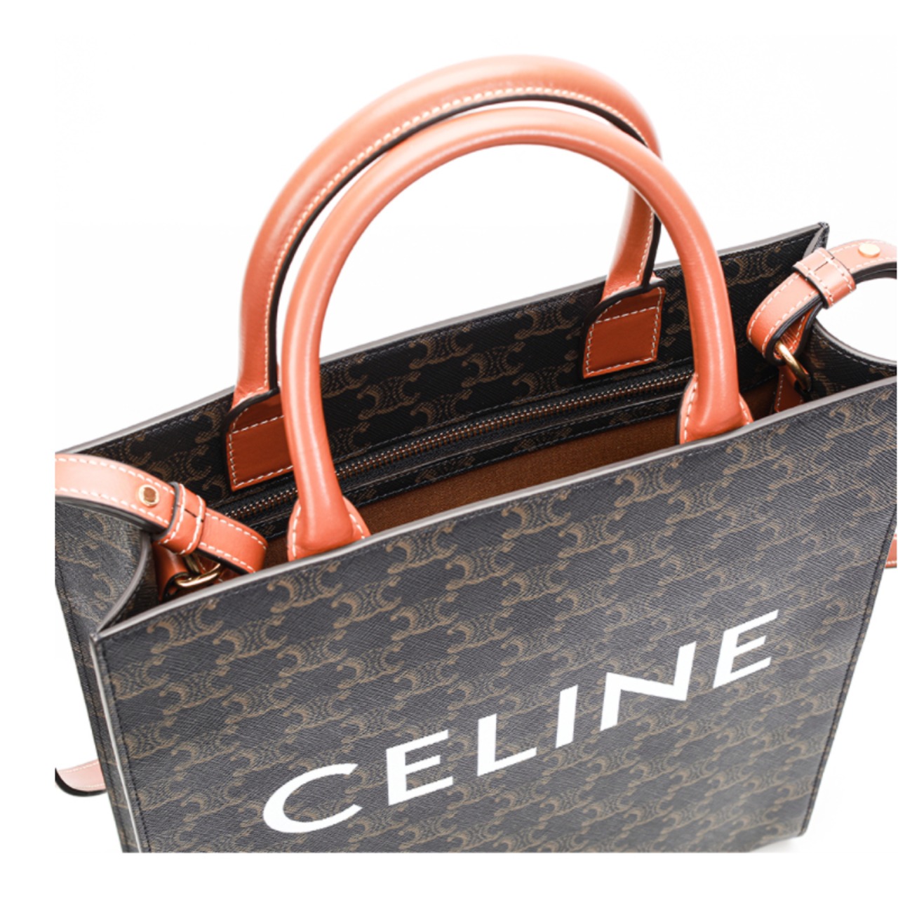 21SS 新作 CELINE セリーヌ Triomphe スモールトートバッグ 21SS 新作 CELINE セリーヌ Triomphe スモールトートバッグ