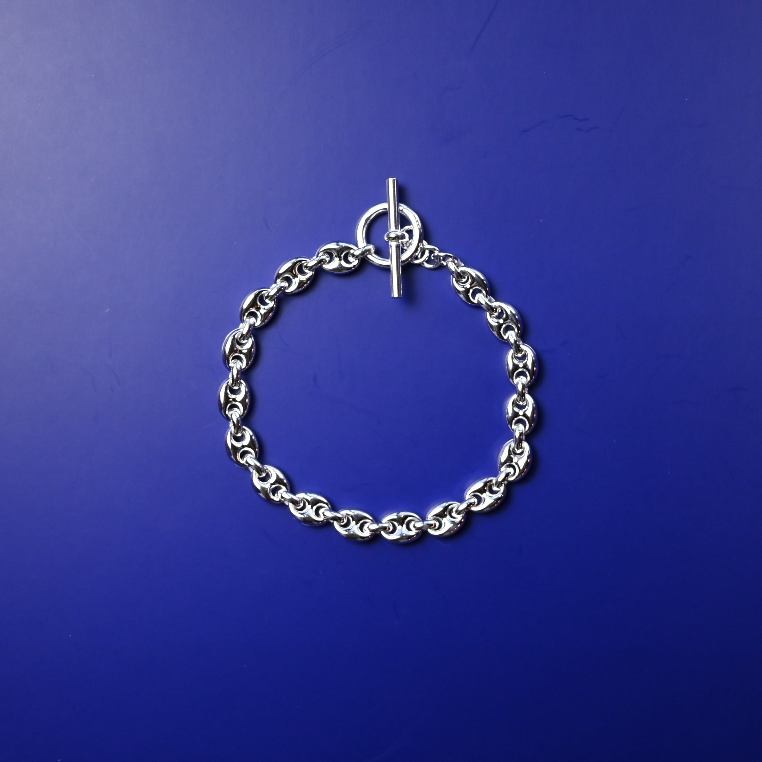 INTERIM / MARINA CHAIN T-BAR BRACELET ITALIAN SILVER 925 PETIT | GANKO