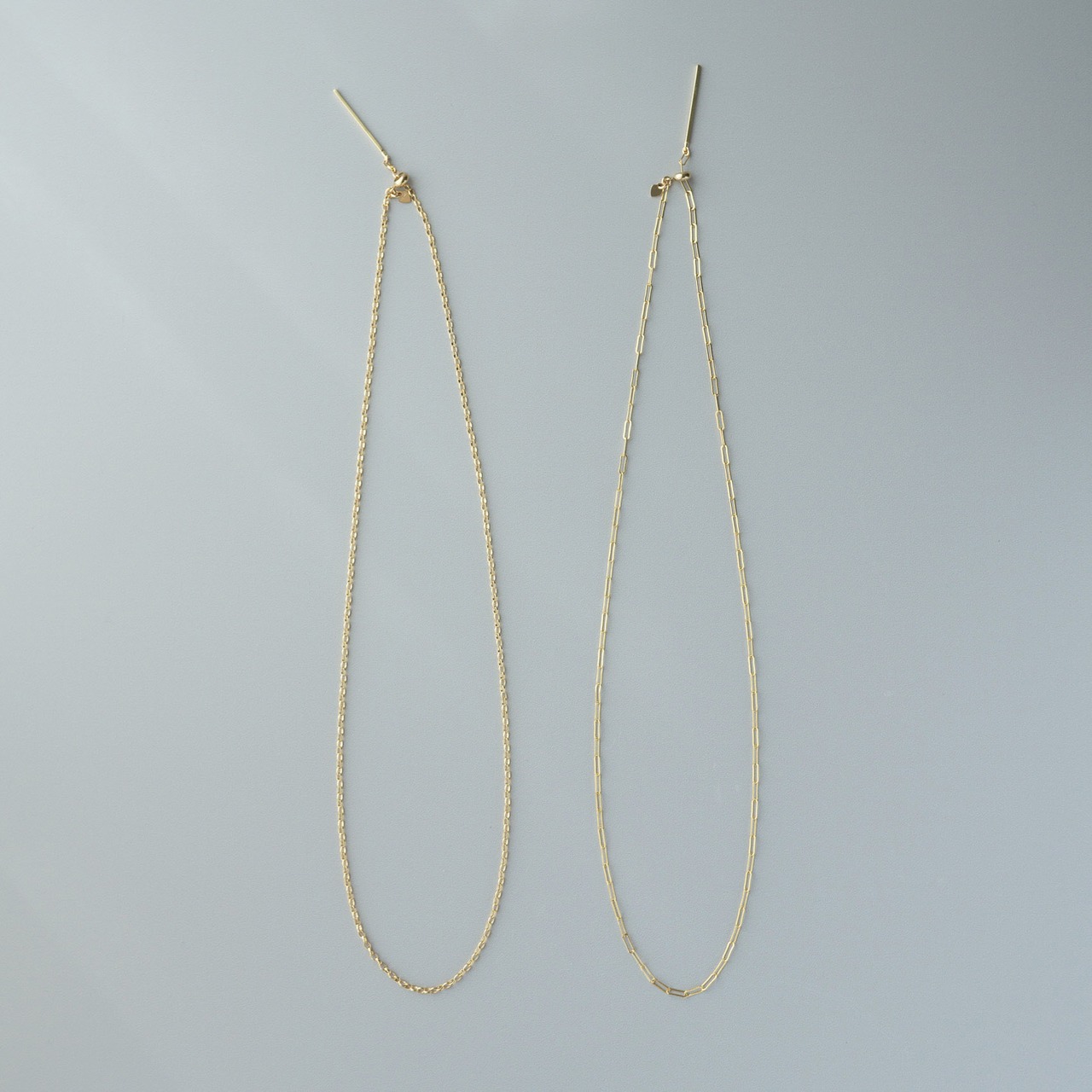 Stress-free Necklace：2wayY字ショート（チェーンB/50cm）-K14GF