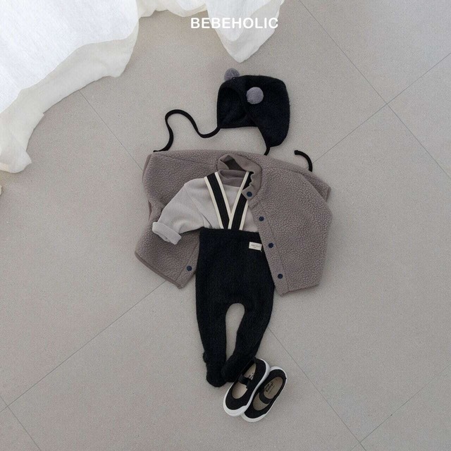 即納⌇ BEBE HOLIC / Angora Suspender Leggings