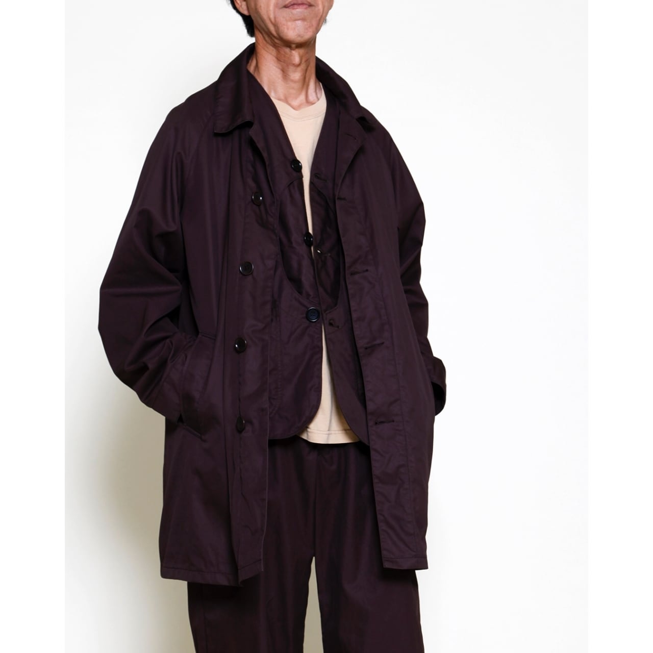 THE CORONA UTILITY / UP DUSTER COAT HIGH DENSITY CHAMBRAY