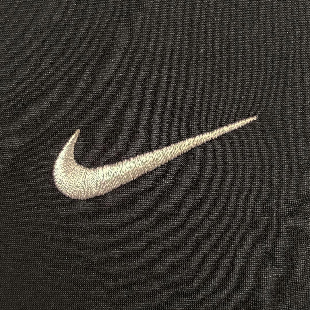 NIKE ナイキ　トラックジャケット　ジャージ　ブラック　XL 刺繍ロゴ