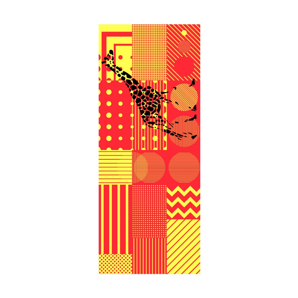 てぬぐい 「キリンは夢を見る」