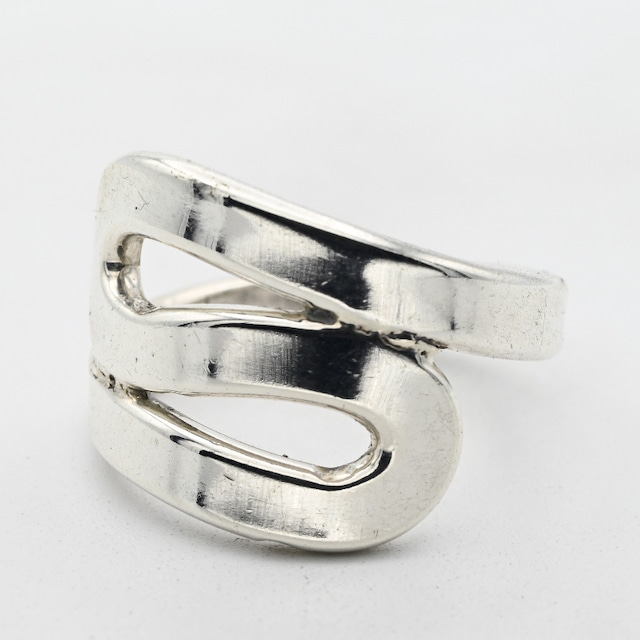 Swirl Design Modern Wrap Ring #15.5 / Mexico