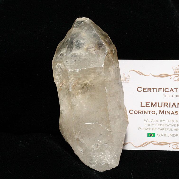 レムリアンシード 水晶 原石 ガーデンクォーツ ブラジル ミナスジェライス州 コリント産 証明書付属 一点物 271-331