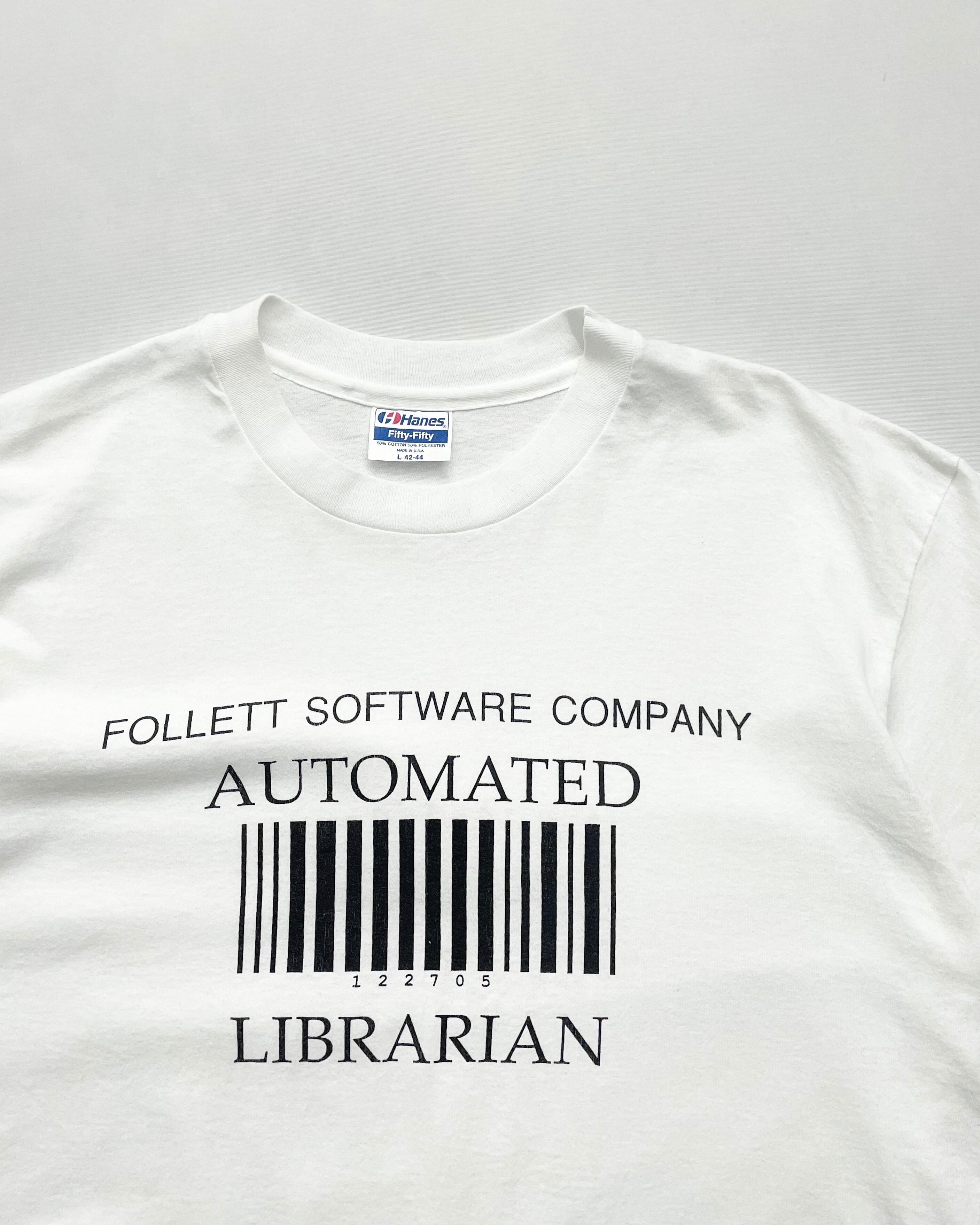 ~90s Hanes Company Print Tee USA製