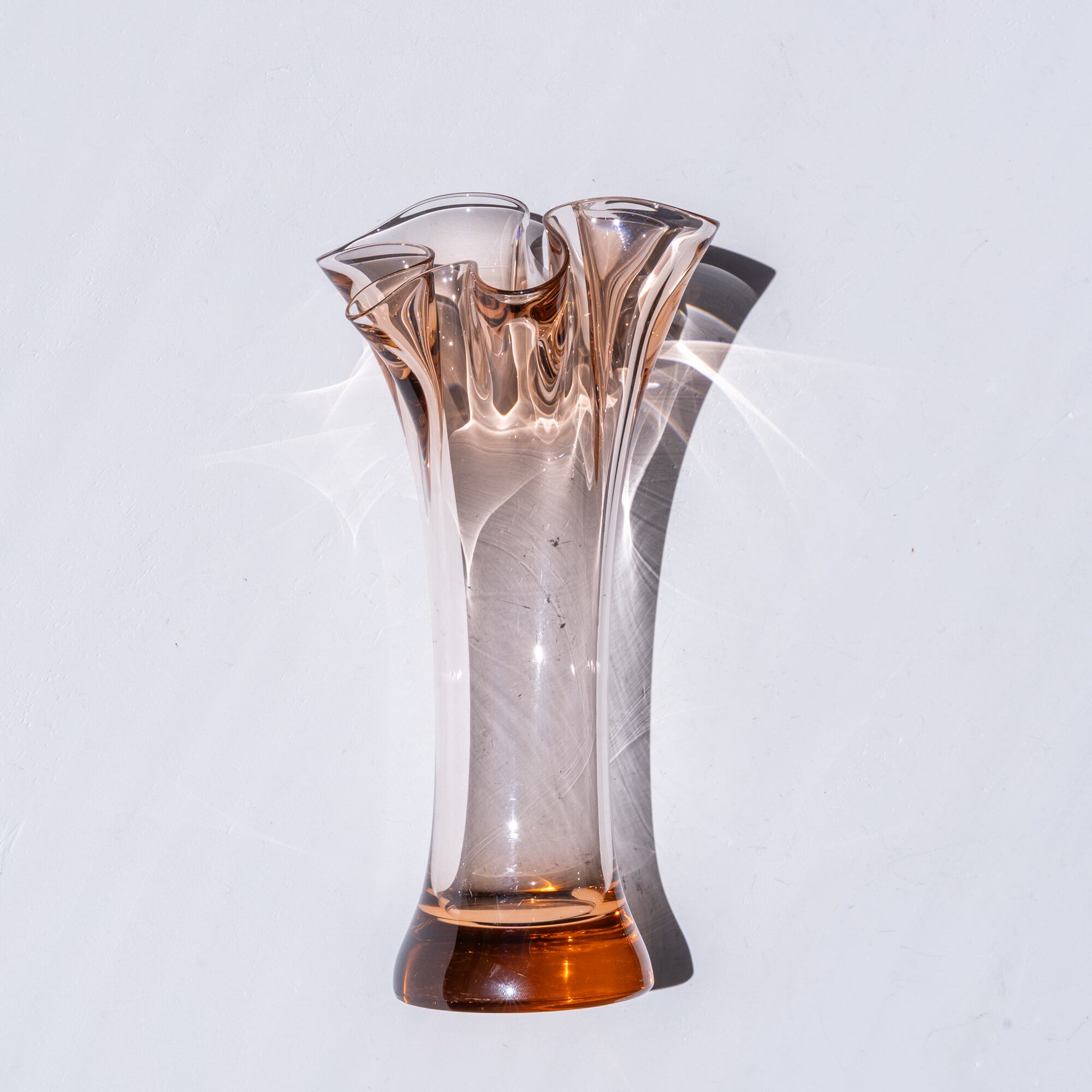 Clear Frill Vase