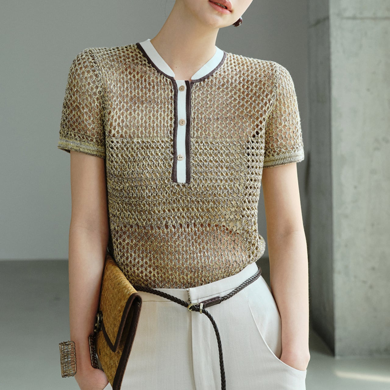 Sweater Round Neck T-Shirt S1091