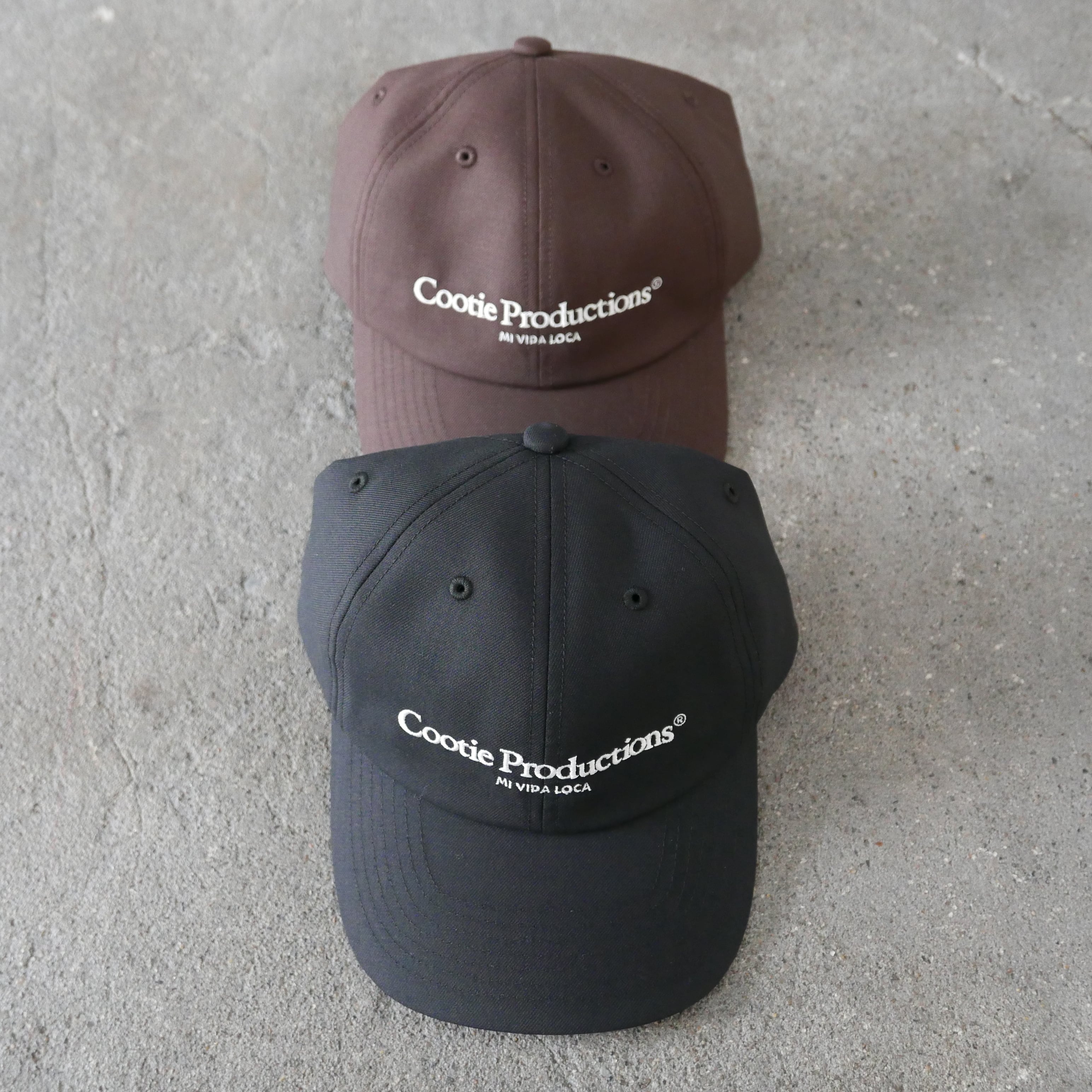 極美品 23SS COOTIE T/C 6panel cap Black Embroidery T/C Gabardine 6 Panel Cap (PRODUCTION OF COOTIE)【2