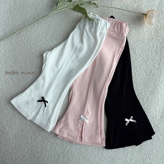 【予約】bebenine / ribbon flare pants