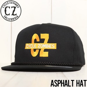 スナップバックキャップ Cycle Zombies サイクルゾンビーズ ASPHALT SNAPBACK HAT CZ-GFSB038