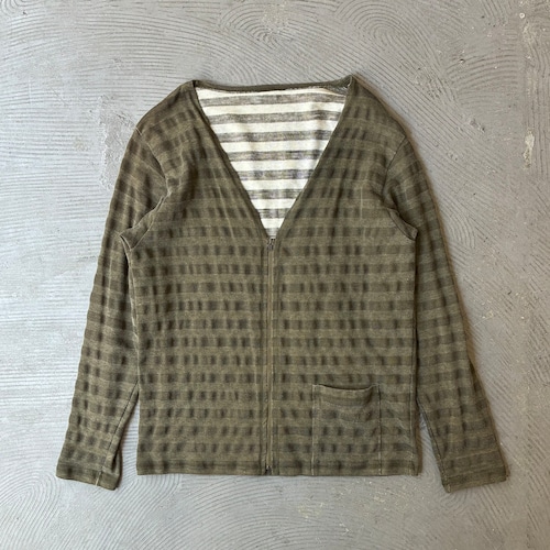 Zip-up cardigan