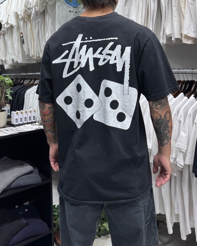 20’s stussy DICE Design Tee “ダイス” “サイコロ”【Other Side店】