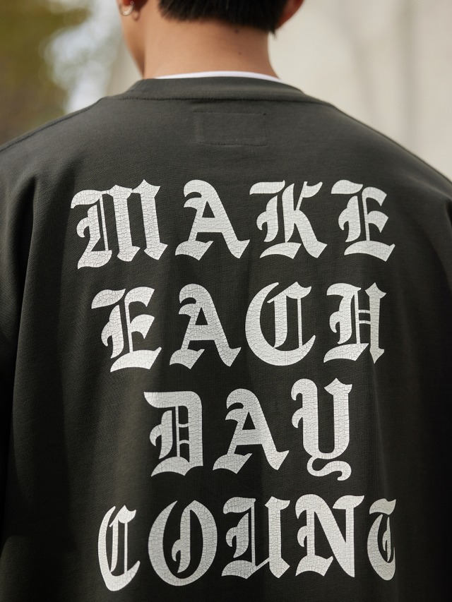 PAXOM MAKE EACH DAY COUNT VINTAGE TEE / メイクイーチデイカウントヴィンテージTシャツ