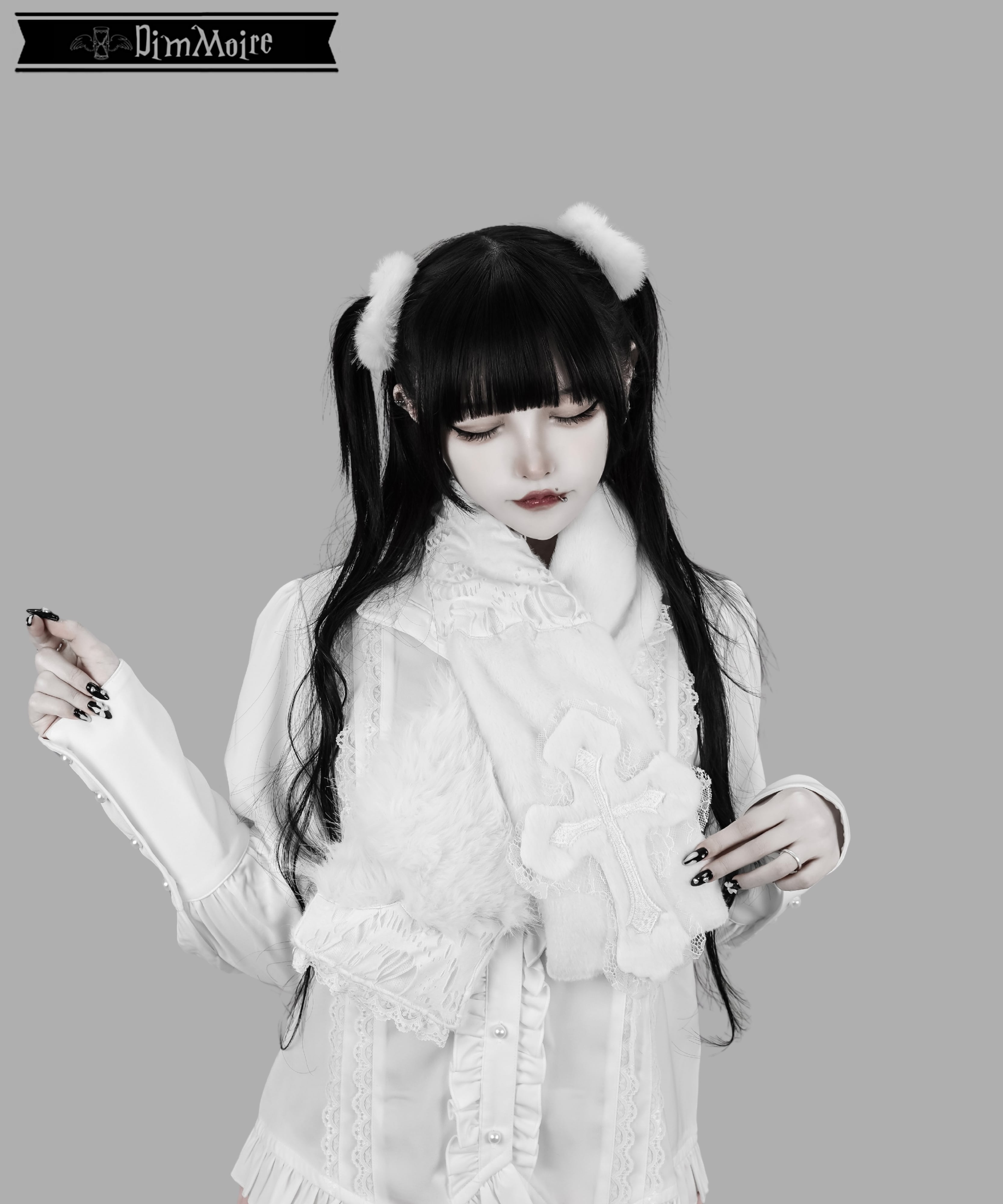 DimMoire 十字ブラウス ホワイト Mサイズ 【公式通販】