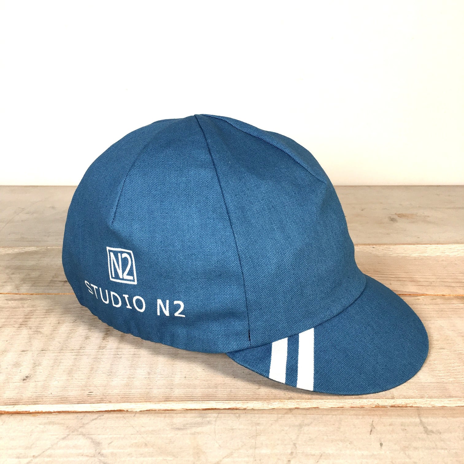 Natural indigo cotton canvas cycle cap Type-4 new color | STUDIO N2