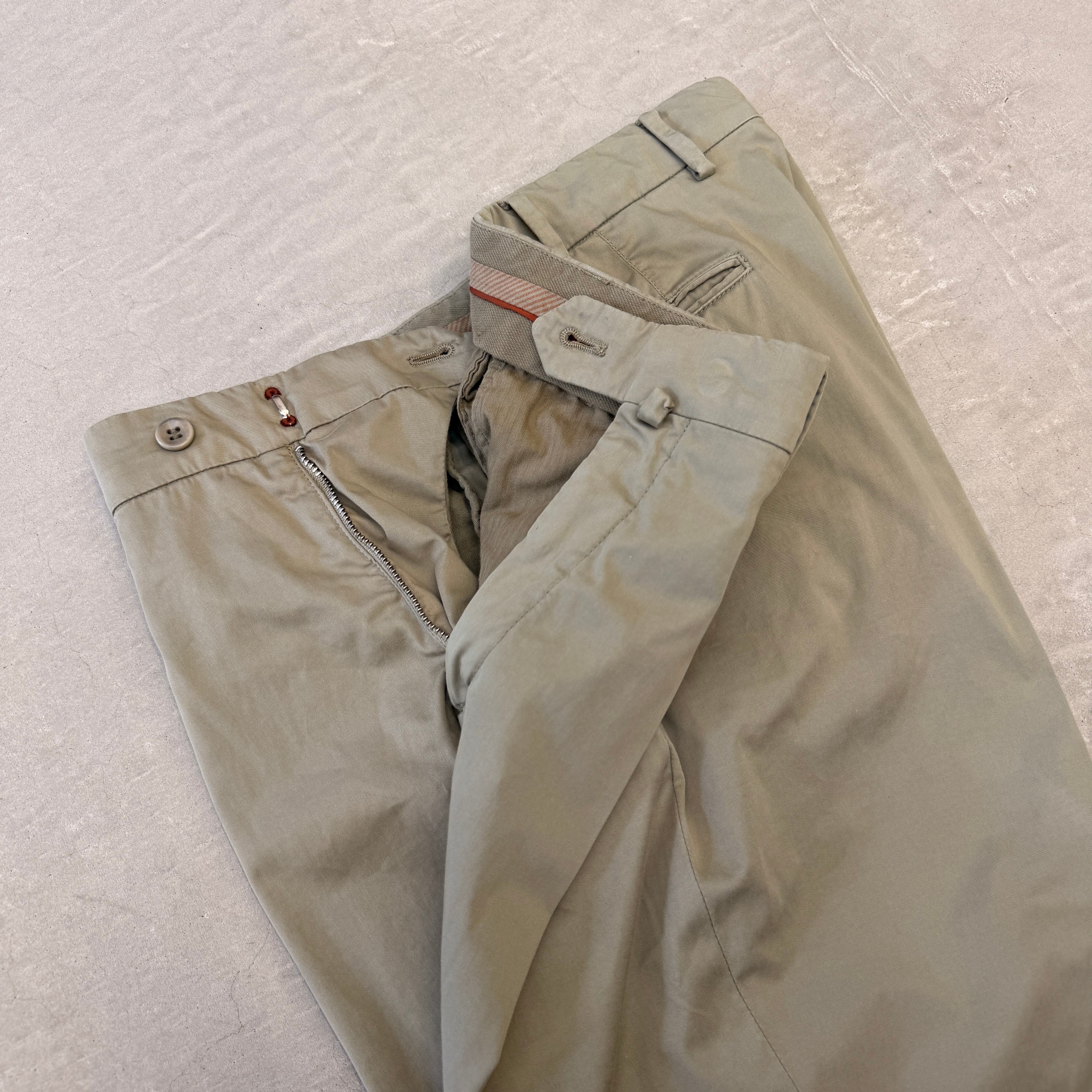 Loro Piana Cotton pants khaki 48 | ASSET VINTAGE アセットヴィンテージ