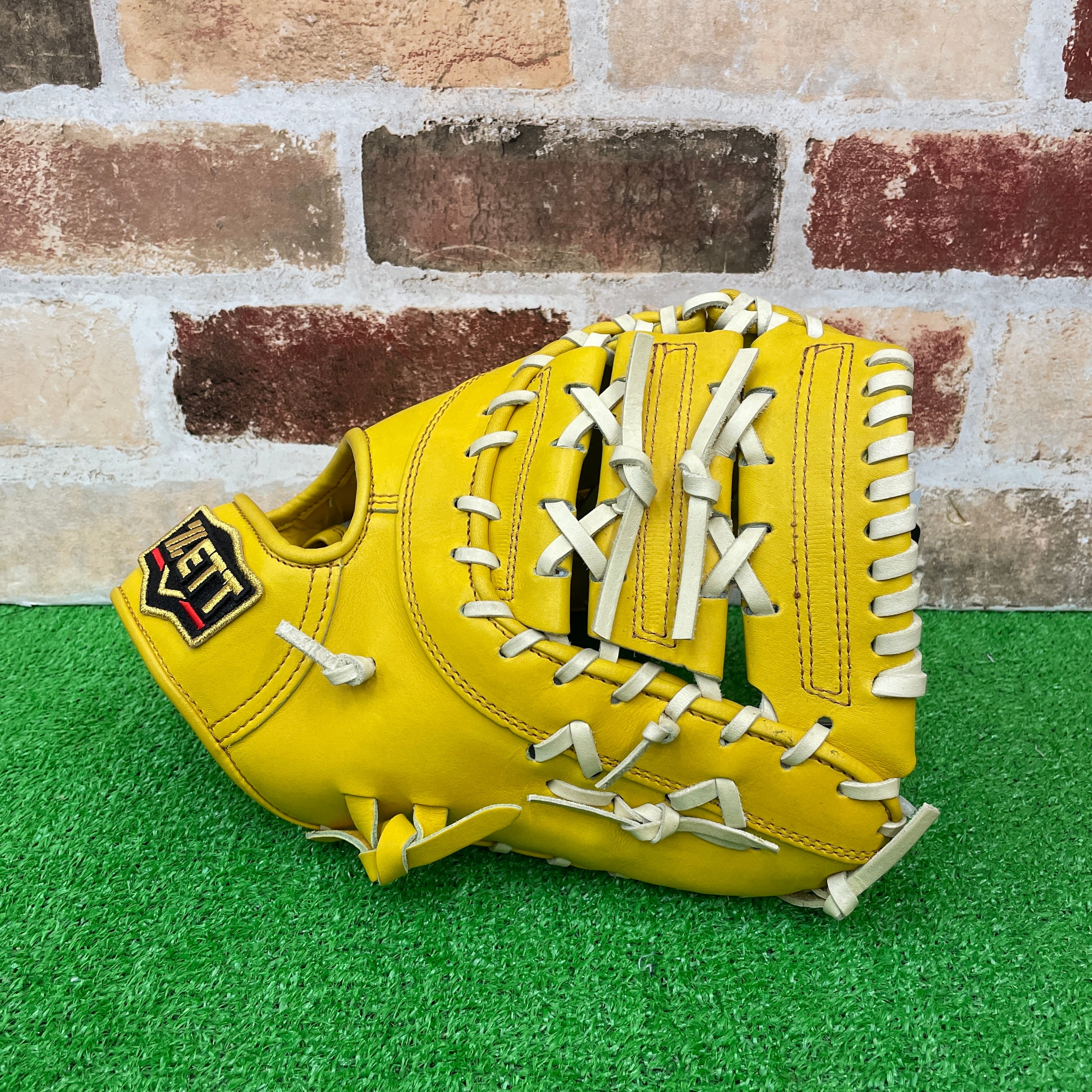 限定 ZETT ゼット 硬式ミット 一塁手用 BPROFM433 Tイエロー 高校野球