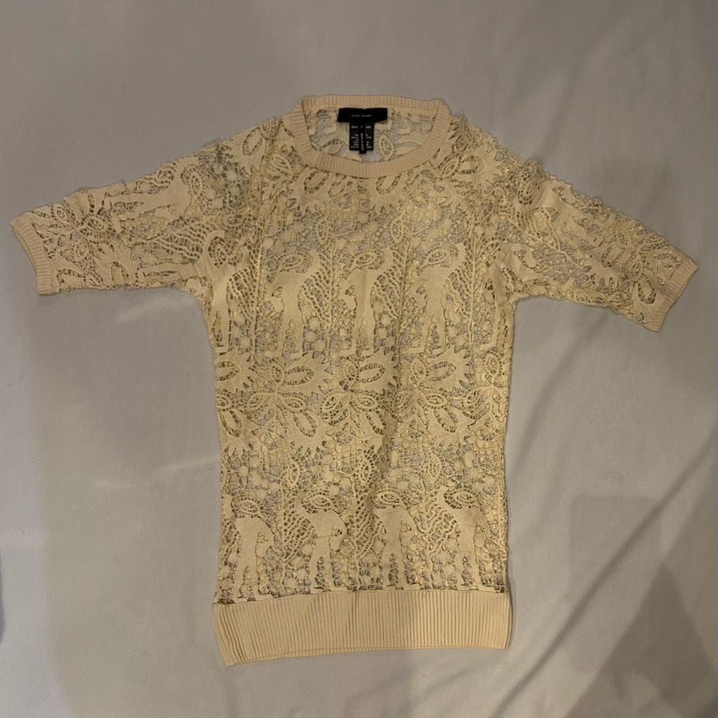 ISABEL MARANT イザベル マラン Lace Tops トップス N1501 ホワイト