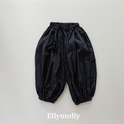 【取寄/韓国直送】Elly molly オータムグリッドバルーンパンツ｜秋服｜韓国子供服｜26/AT