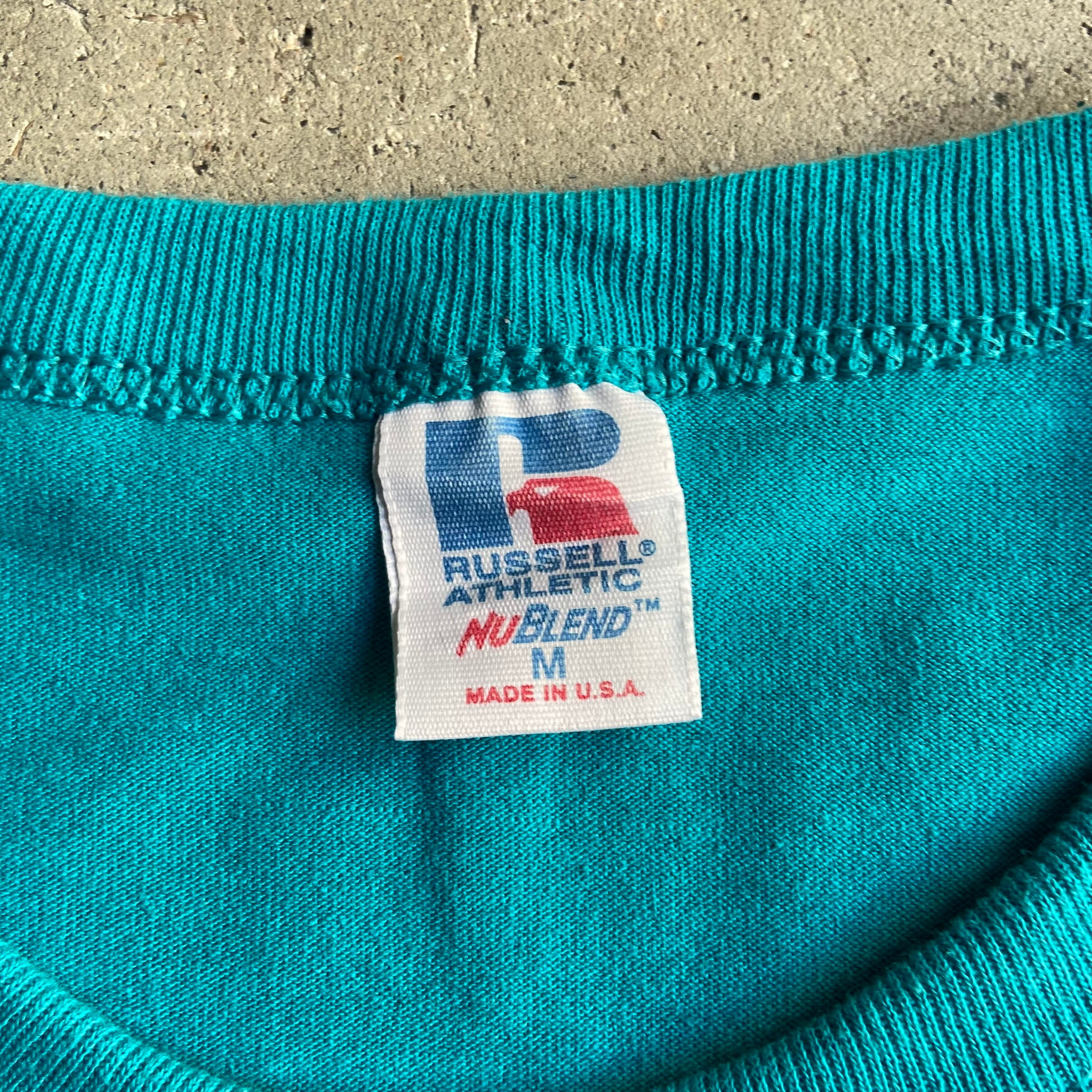 【80'USA ヴィンテージ‼️】アーティスティックプリントT　シング 80年代〜 USA製 RUSSEL ATHLETIC ラッセルアスレチック シングル