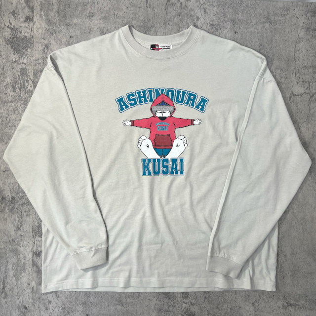 【CHIBI-PESO】ASHINOURA KUSAI Big silhouette Long sleeve Tee