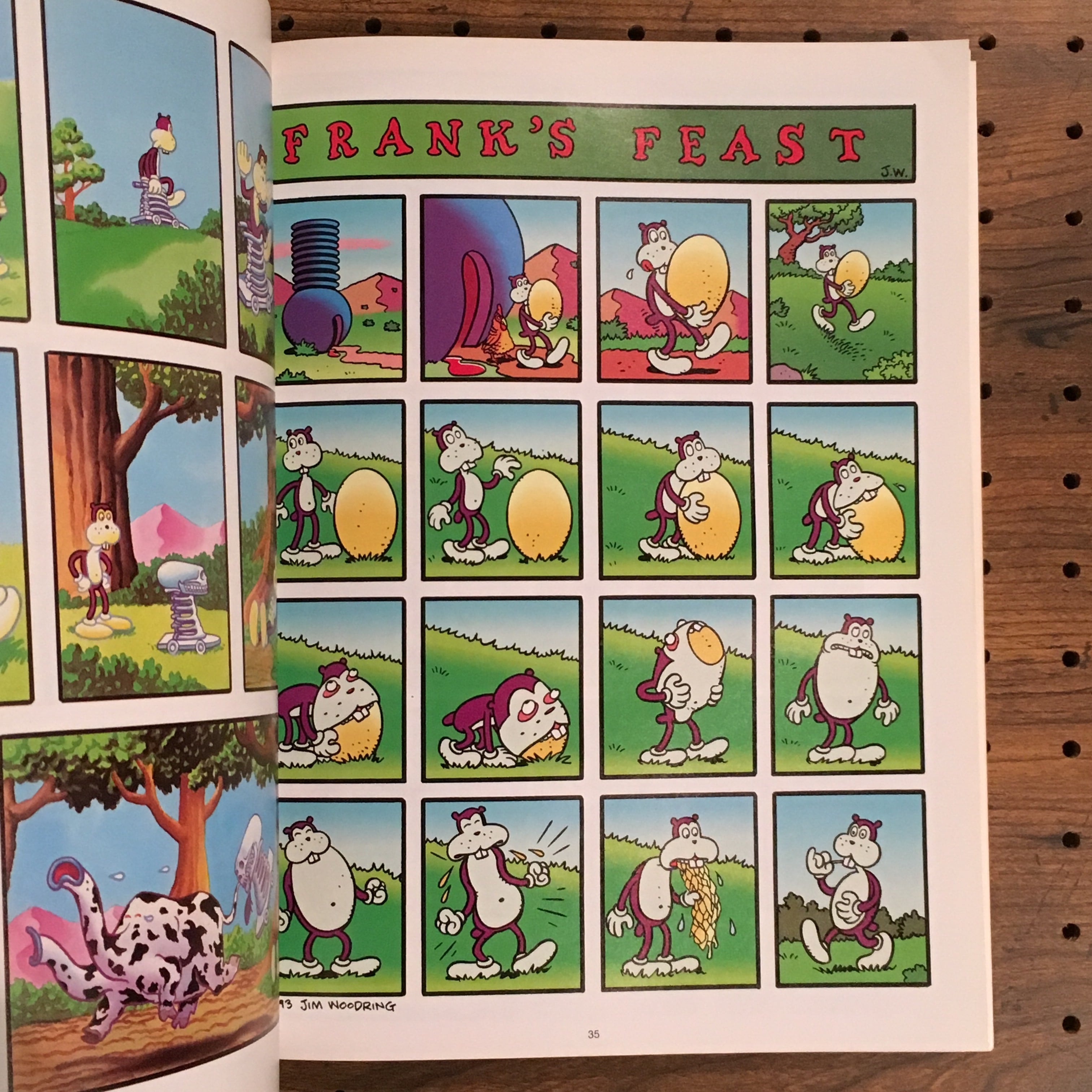 ジムウードリング　jim woodring frank カード　トレース画サイン Frank #1・2セット / Jim Woodring（ジム・ウードリング） | Pay ID