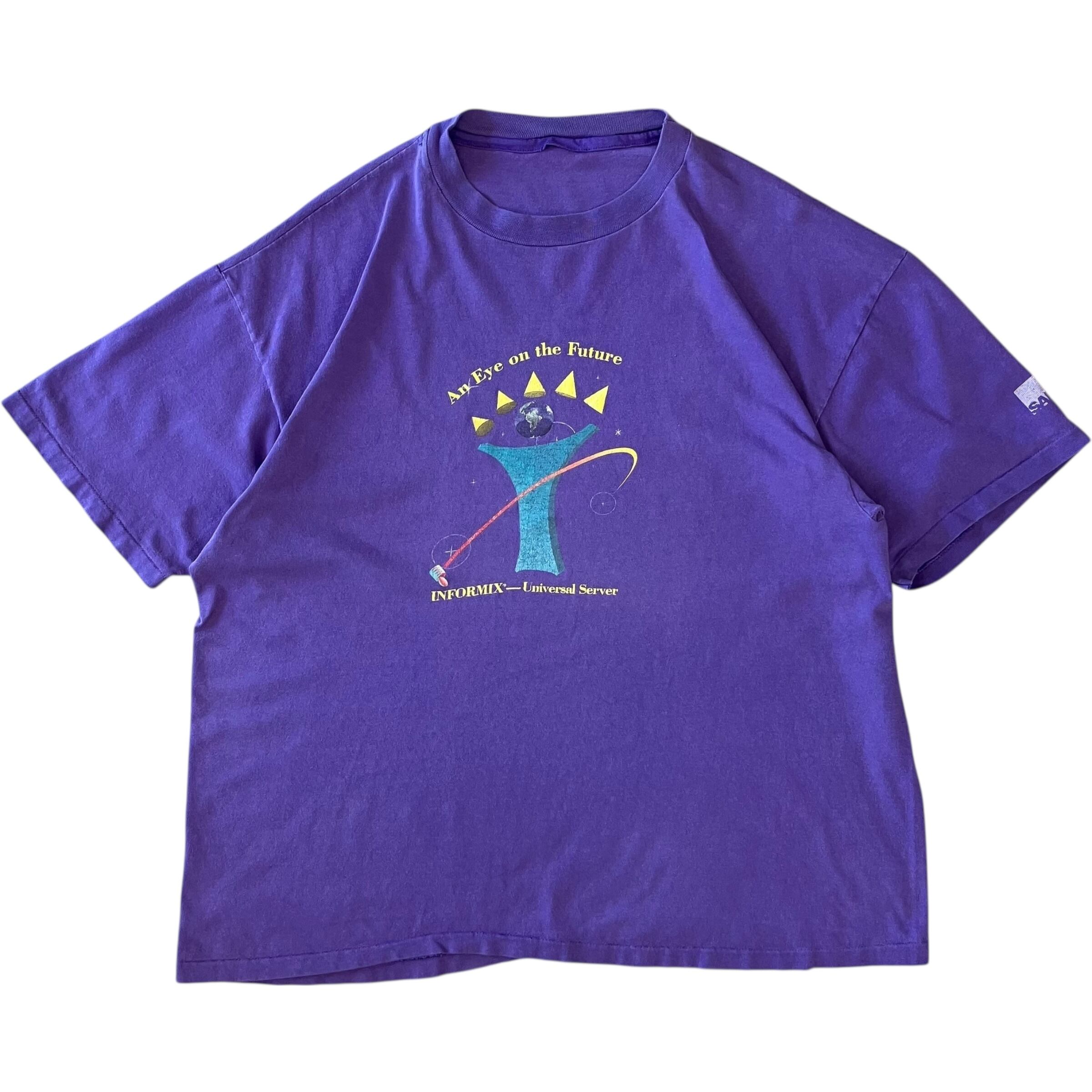 《XL》SAP 90s プリントTシャツ 企業Tシャツ シングルステッチ No.2985