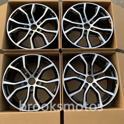 22インチ  ツイン 5 スポークスタイル 鍛造ホイール  2003+ ポルシェ カイエン 22X10 BRN-1741