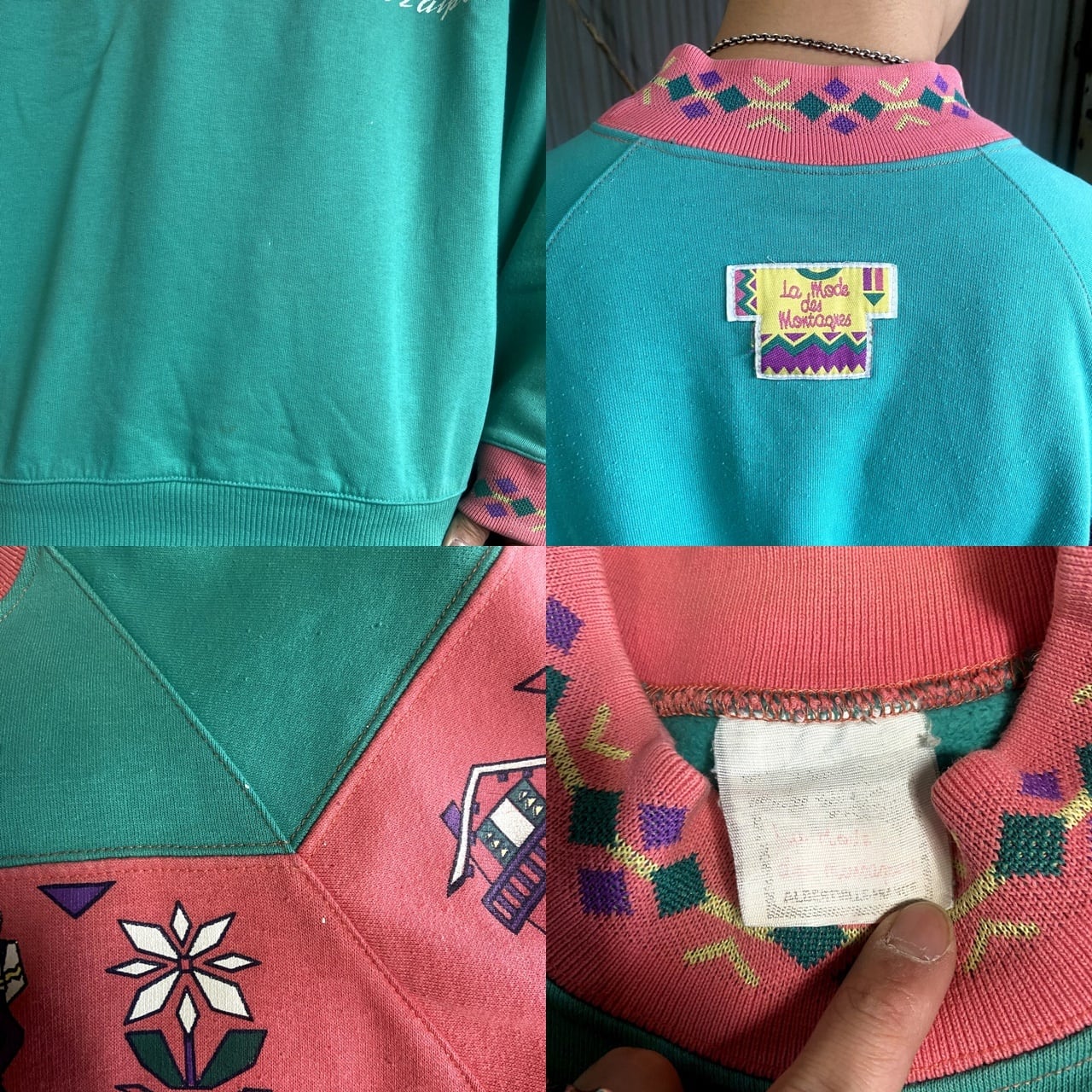 70's Vintage スマイル.ラバープリント.スウェット.L.グリーン 90's Champion リバースウィーブスウェット 