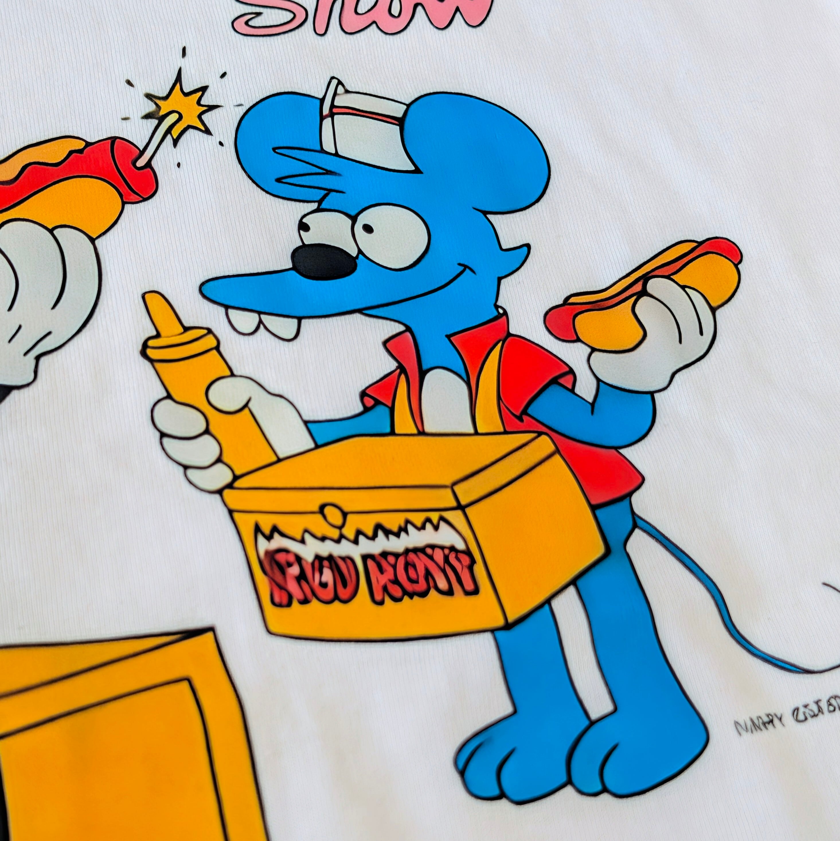 【 The Simpsons( ザ・シンプソンズ ) 】『 The Itchy & Scratchy Show / イッチー&スクラッチー 』 Tシャツ〚アメリカン雑貨 アメトイ〛