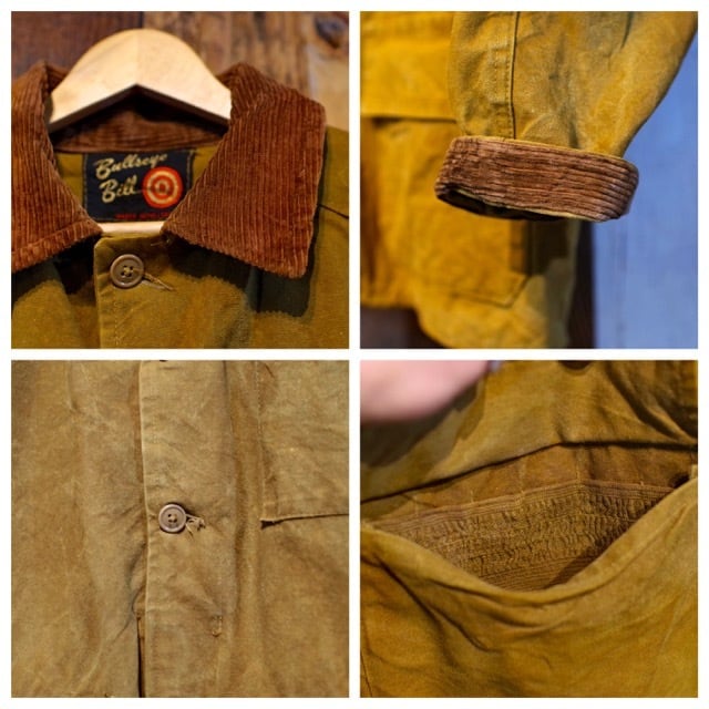 1960s Bullseye Bill Waxed Cotton Hunting Jacket 1960s Bullseye Bill Waxed Cotton Hunting Jacket