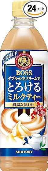 ミルクティー様　お取り置き　5/8まで サントリー ボス とろけるミルクティー 500ml×24本1 | グッド