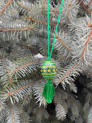 装飾用プィサンカ　小（イースターエッグ）　コロミヤ博物館モデル　