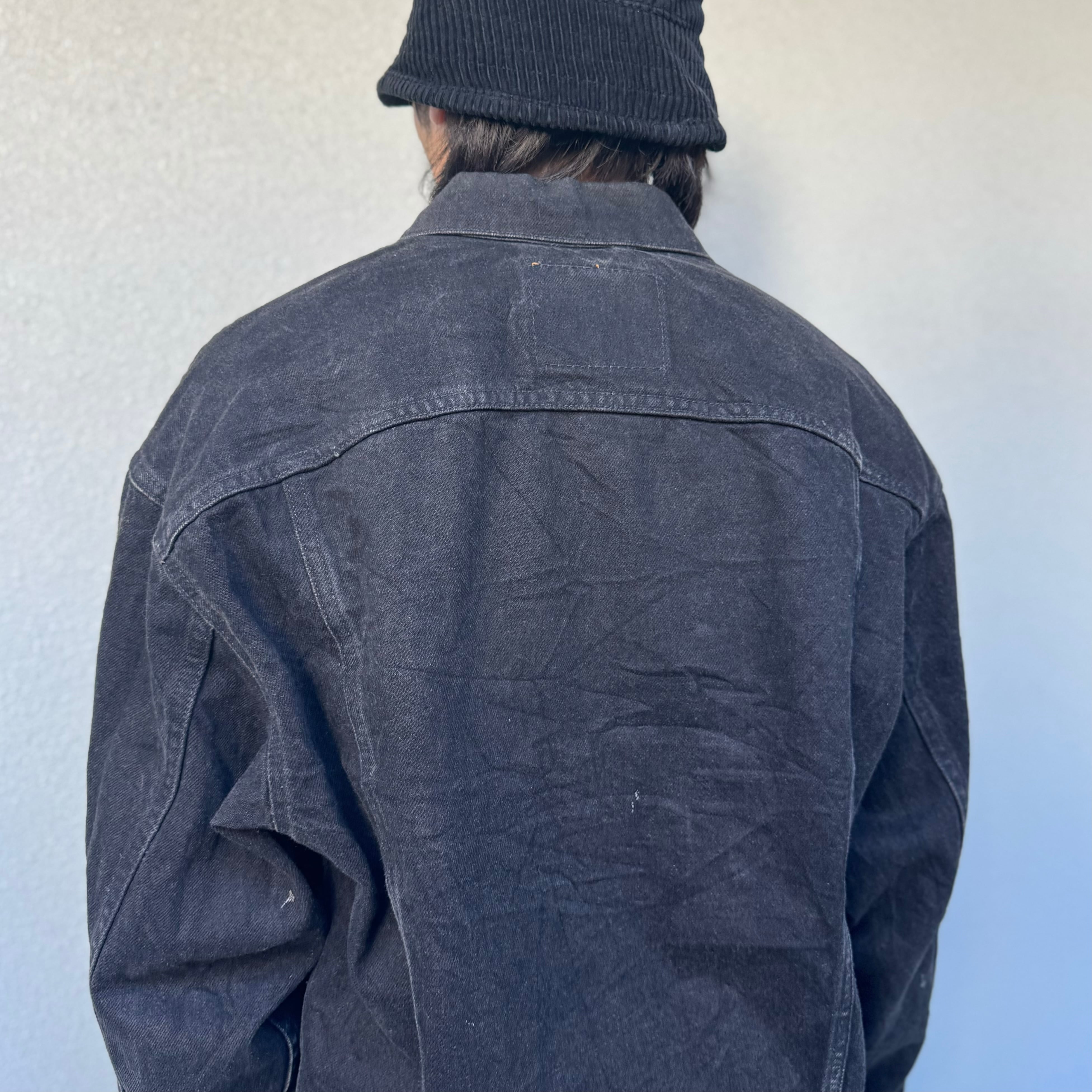 Made in USA】90's Levi's 70507-4159 Black Denim Jacket | spike osu