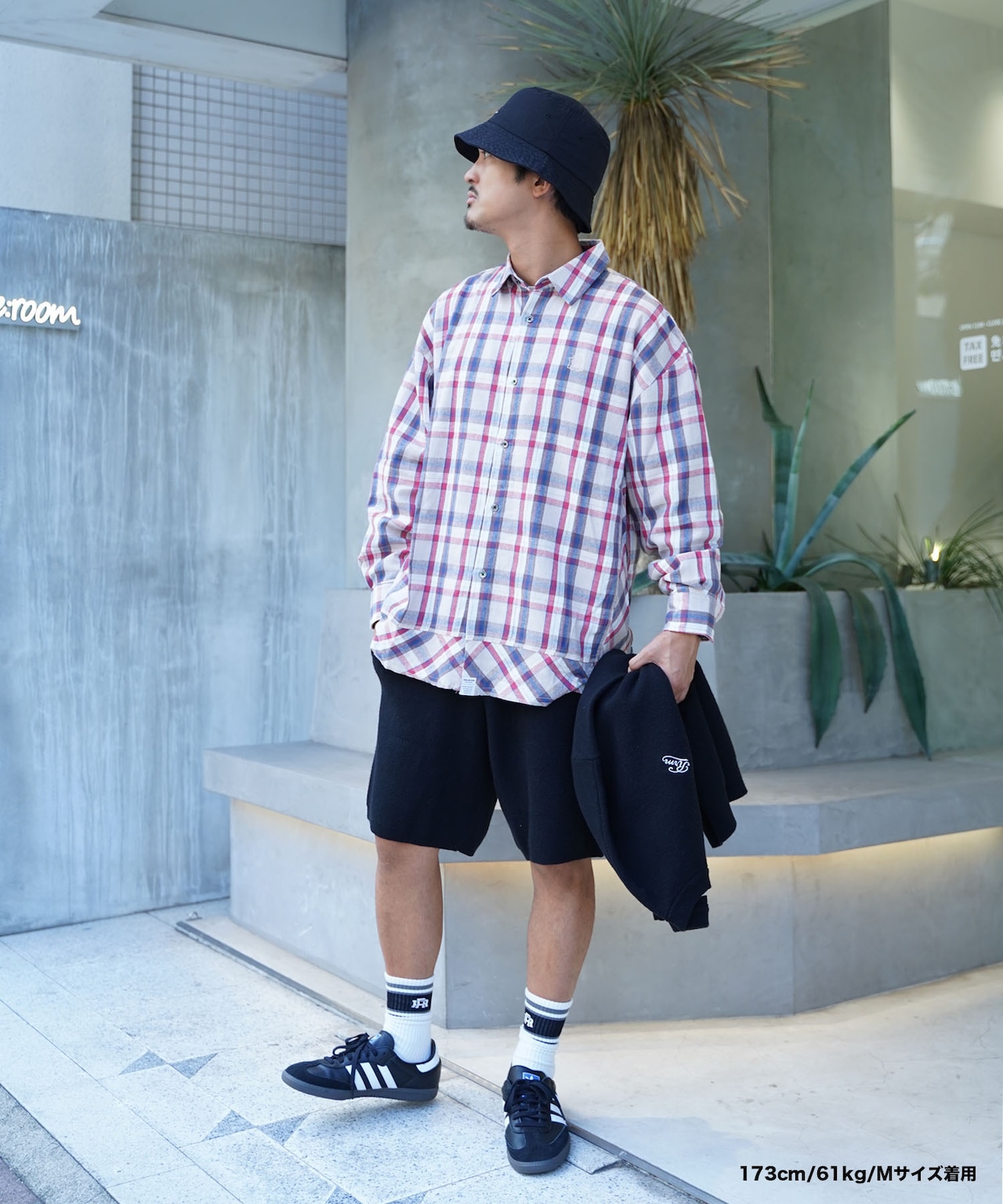 【#Re:room】SWITCHING CHECK BIG SHIRTS［RES089］