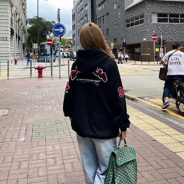 カレッジパッチオーバーフーディ 4col R01314